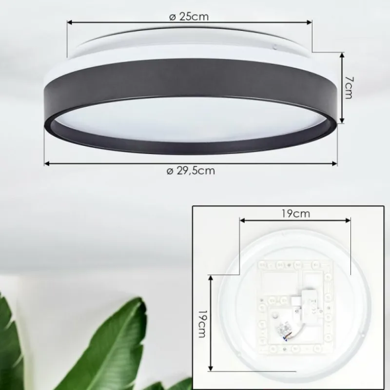 hofstein Sofo Plafonnier, Panel LED Blanc, 1 lumière