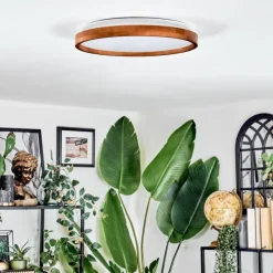 hofstein Sofo Plafonnier, Panel LED Blanc, 1 lumière, Télécommandes