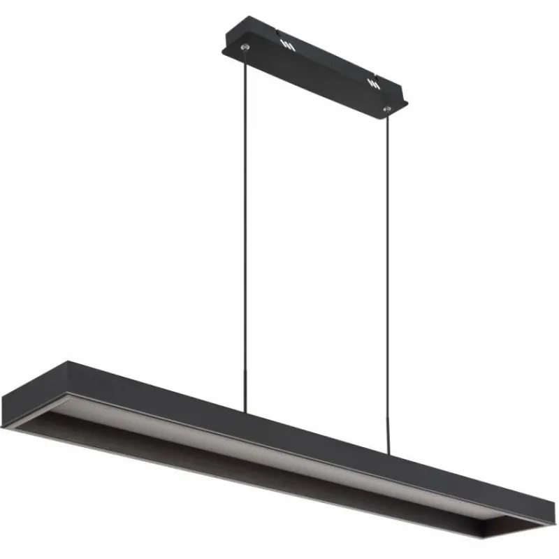 Luminaires Globo Lighting Sola Suspension LED Noir, 1 lumière, Télécommandes* Éclairage Led