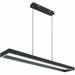 Luminaires Globo Lighting Sola Suspension LED Noir, 1 lumière, Télécommandes* Éclairage Led