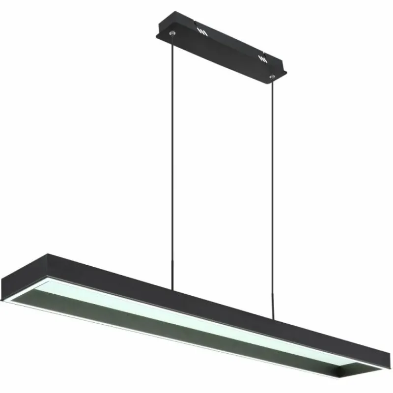 Luminaires Globo Lighting Sola Suspension LED Noir, 1 lumière, Télécommandes* Éclairage Led