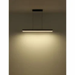 Luminaires Globo Lighting Sola Suspension LED Noir, 1 lumière, Télécommandes* Éclairage Led