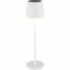 Luminaires Globo Lighting SOLAR Lampe de table d'extérieur, Lampe solaire LED Blanc, 1 lumière