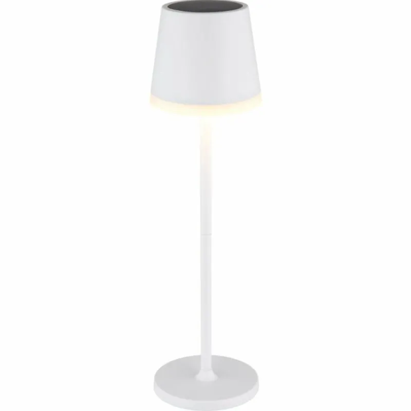 Luminaires Globo Lighting SOLAR Lampe de table d'extérieur, Lampe solaire LED Blanc, 1 lumière