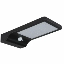 Luminaires Globo Lighting SOLAR Lampe murale d´extérieur, Lampe solaire LED Noir, Transparent, 42 lumières, Détecteur de mouvement