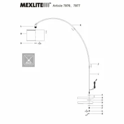 Luminaires Steinhauer Solva Lampadaire Noir, 1 lumière* Lampadaires Et Lampes Sur Pied