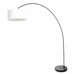 Lampes En Tissu-Luminaires Steinhauer Solva Lampadaire Noir, 1 lumière