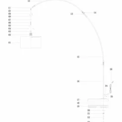 Luminaires Steinhauer Solva Lampadaire Acier brossé, 1 lumière* Lampadaires Et Lampes Sur Pied