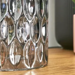 hofstein Sonhim Lampe à poser Fumée, Noir, 1 lumière