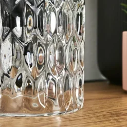 hofstein Sonhim Lampe à poser Noir, Transparent, 1 lumière