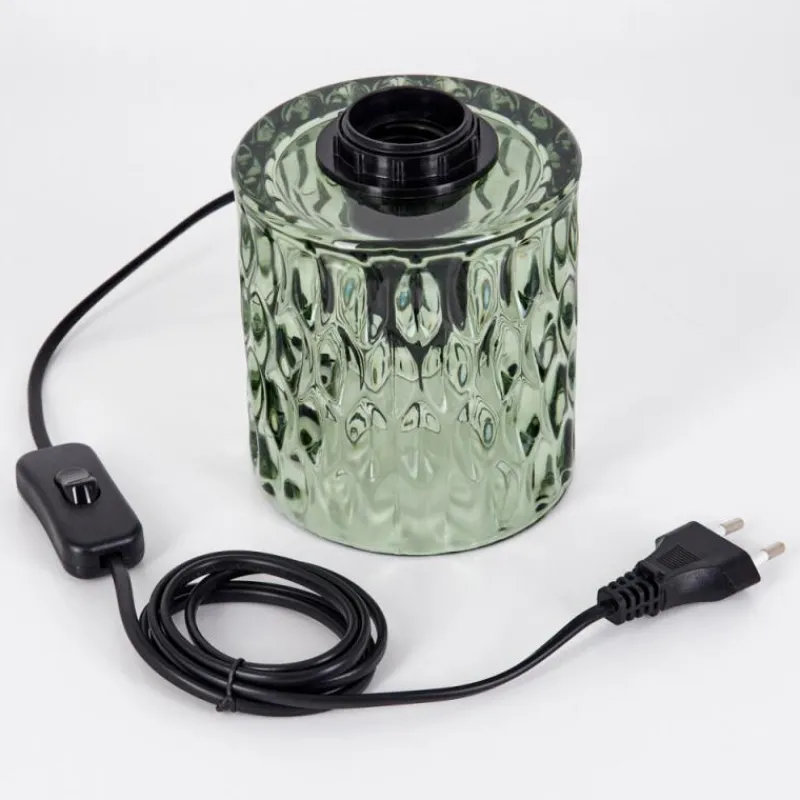 hofstein Sonhim Lampe à poser Vert, Noir, 1 lumière