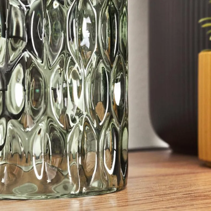 hofstein Sonhim Lampe à poser Vert, Noir, 1 lumière