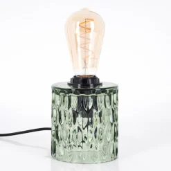 hofstein Sonhim Lampe à poser Vert, Noir, 1 lumière