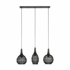Luminaires Trio SORAYA Suspension Noir, 3 lumières* Suspensions
