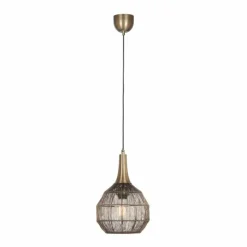 Luminaires Trio SORAYA Suspension Vieux laiton, 1 lumière* Suspensions