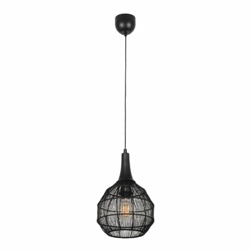 Luminaires Trio SORAYA Suspension Noir, 1 lumière* Suspensions