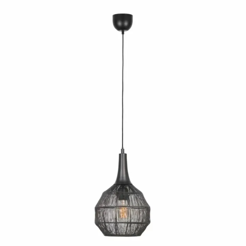 Luminaires Trio SORAYA Suspension Noir, 1 lumière* Suspensions