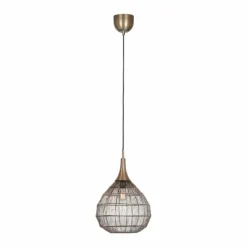 Luminaires Trio SORAYA Suspension Vieux laiton, 1 lumière* Suspensions
