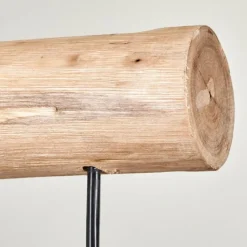 Luminaires Scandinaves-hofstein Soungou Suspension Écru, Noir, 5 lumières