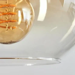 hofstein Soutinho Suspension, Boule lumineuse Ambre, Clair, 4 lumières