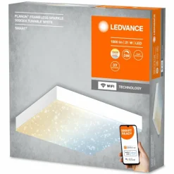 Luminaires Ledvance SPARK Applique murale / Plafonnier LED Blanc, 1 lumière* Éclairage Led