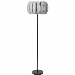 Lampes En Tissu-Luminaires Lucide SPENCER Lampadaire Noir, 1 lumière
