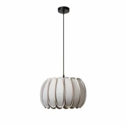 Lampes En Tissu-Luminaires Lucide SPENCER Suspension Noir, 1 lumière