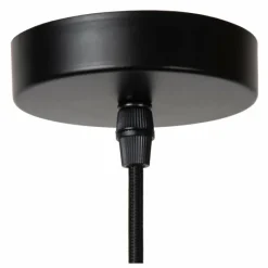 Lampes En Tissu-Luminaires Lucide SPENCER Suspension Noir, 1 lumière