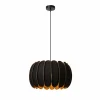 Lampes En Tissu-Luminaires Lucide SPENCER Suspension Noir, 1 lumière