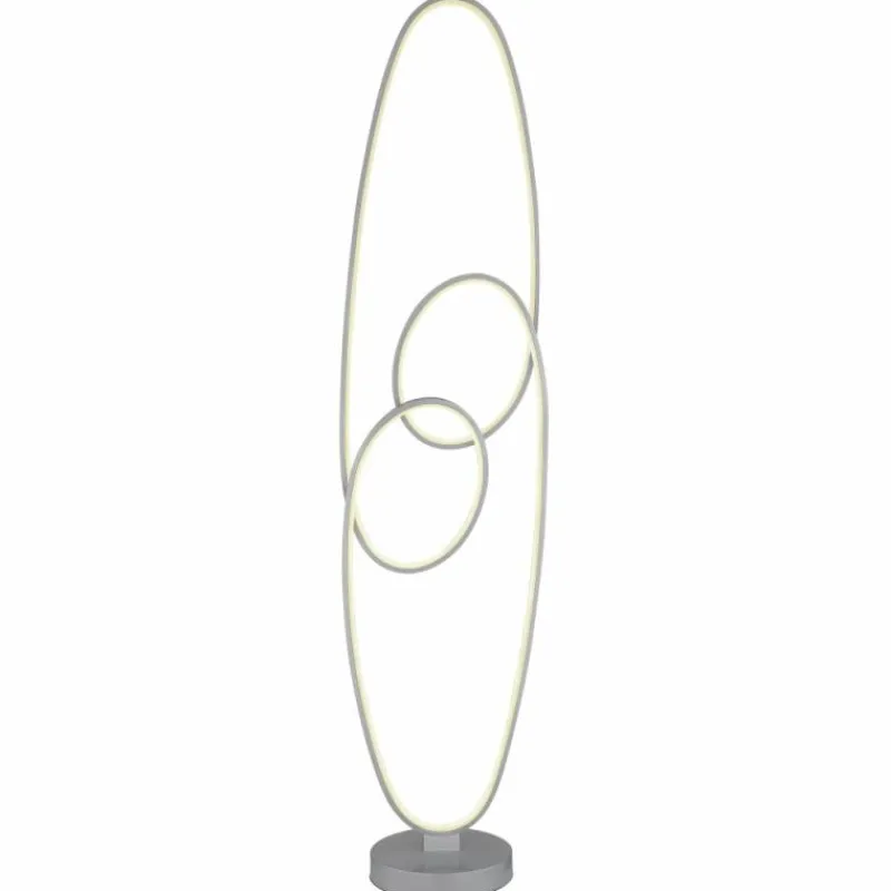 Luminaires Globo Lighting Spira Lampadaire LED Argenté, 1 lumière* Éclairage Led