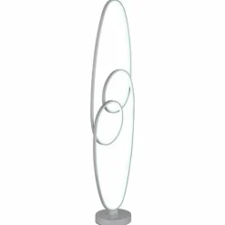 Luminaires Globo Lighting Spira Lampadaire LED Argenté, 1 lumière* Éclairage Led