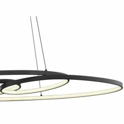 Luminaires Globo Lighting Spira Suspension LED Noir, 1 lumière* Éclairage Led