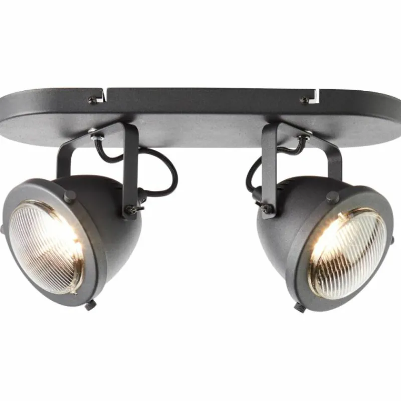 Luminaires Brilliant Spot Brilliant Carmen Noir, 2 lumières