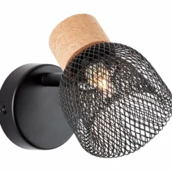 Luminaires Brilliant Spot Brilliant Flaka Noir, 1 lumière* Spots Et Projecteurs