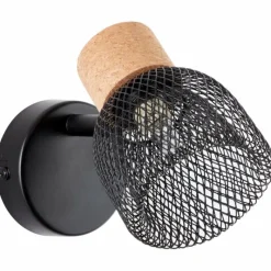 Luminaires Brilliant Spot Brilliant Flaka Noir, 1 lumière* Spots Et Projecteurs