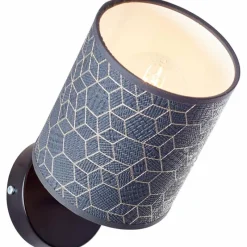 Lampes En Tissu-Luminaires Brilliant Spot Brilliant Galance Noir, 1 lumière