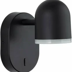 Luminaires Brilliant Spot Brilliant Gretchen Noir, 1 lumière* Spots Et Projecteurs