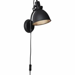 Luminaires Rustiques-Luminaires Brilliant Spot Brilliant Jesper Noir, 1 lumière