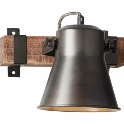 Luminaires Rustiques-Luminaires Brilliant Spot Brilliant Plow Noir, 1 lumière