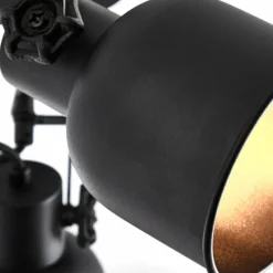 Luminaires Brilliant Spot Brilliant Rolet Noir, 4 lumières* Spots Et Projecteurs