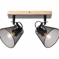 Luminaires Scandinaves-Luminaires Brilliant Spot Brilliant Whole Bois foncé, Noir, 2 lumières