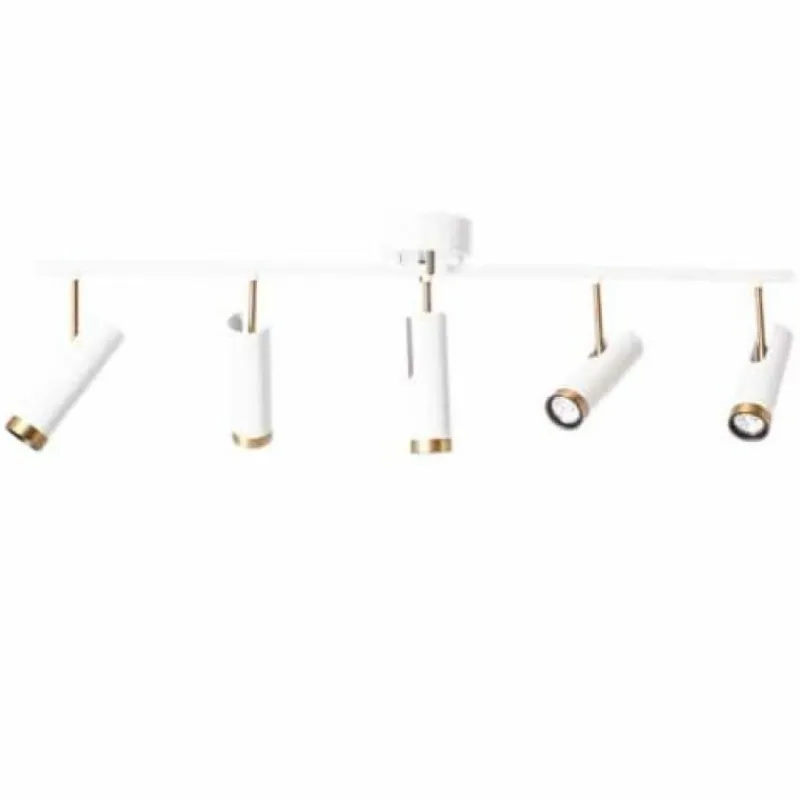 Lampes Dorées-By Rydéns Spot By Rydens Pulse Or, Blanc, 5 lumières