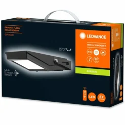 Luminaires Ledvance Spot de jardin Ledvance ENDURA FLOOD Noir, 1 lumière, Détecteur de mouvement