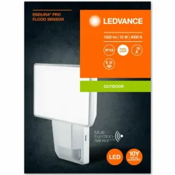 Luminaires Ledvance Spot de jardin LEDVANCE ENDURA® Blanc, 1 lumière, Détecteur de mouvement