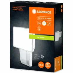 Luminaires Ledvance Spot de jardin LEDVANCE ENDURA® Blanc, 1 lumière, Détecteur de mouvement