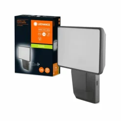 Luminaires Ledvance Spot de jardin LEDVANCE ENDURA® Gris, 1 lumière, Détecteur de mouvement