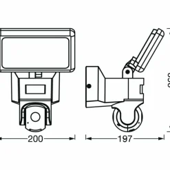 Luminaires Ledvance Spot de jardin LEDVANCE Smart+ Gris, 1 lumière, Détecteur de mouvement