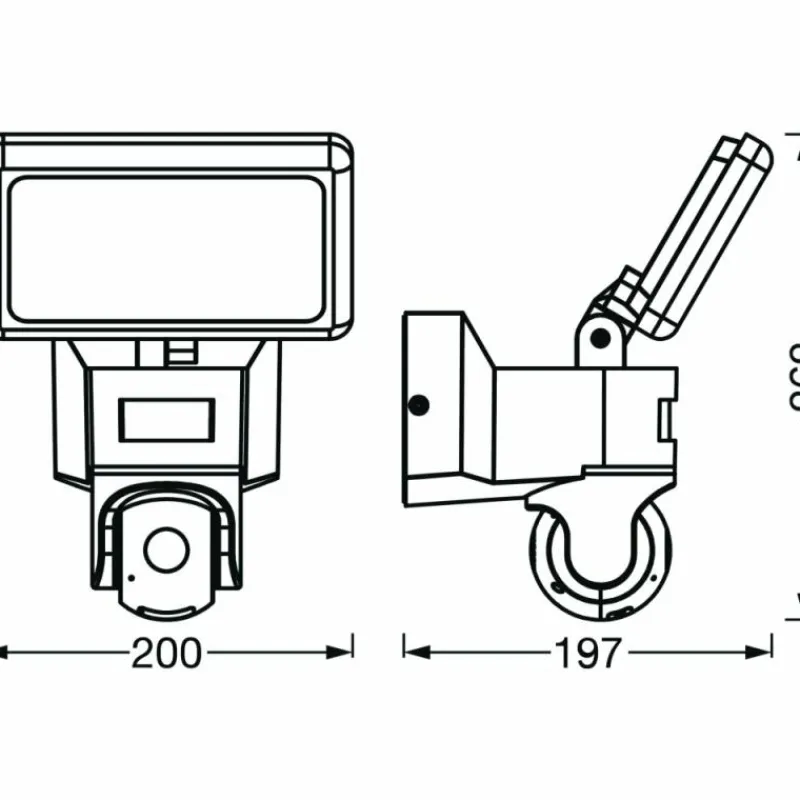 Luminaires Ledvance Spot de jardin LEDVANCE Smart+ Gris, 1 lumière, Détecteur de mouvement