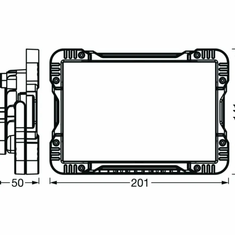 Luminaires Ledvance Spot de jardin LEDVANCE WORKLIGHTS Orange, 1 lumière