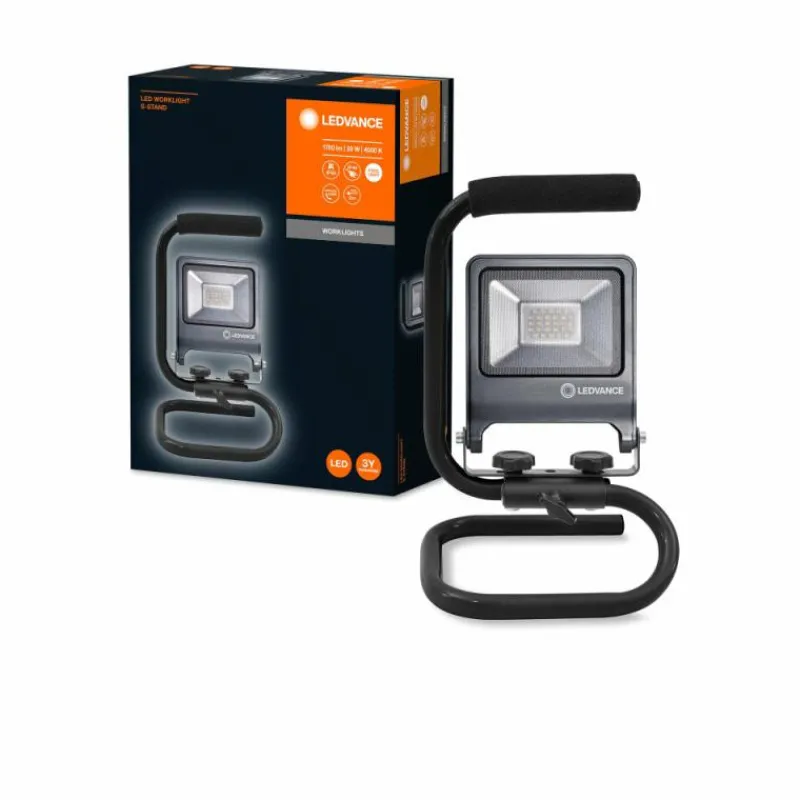 Luminaires Ledvance Spot de jardin LEDVANCE WORKLIGHTS Gris, 1 lumière